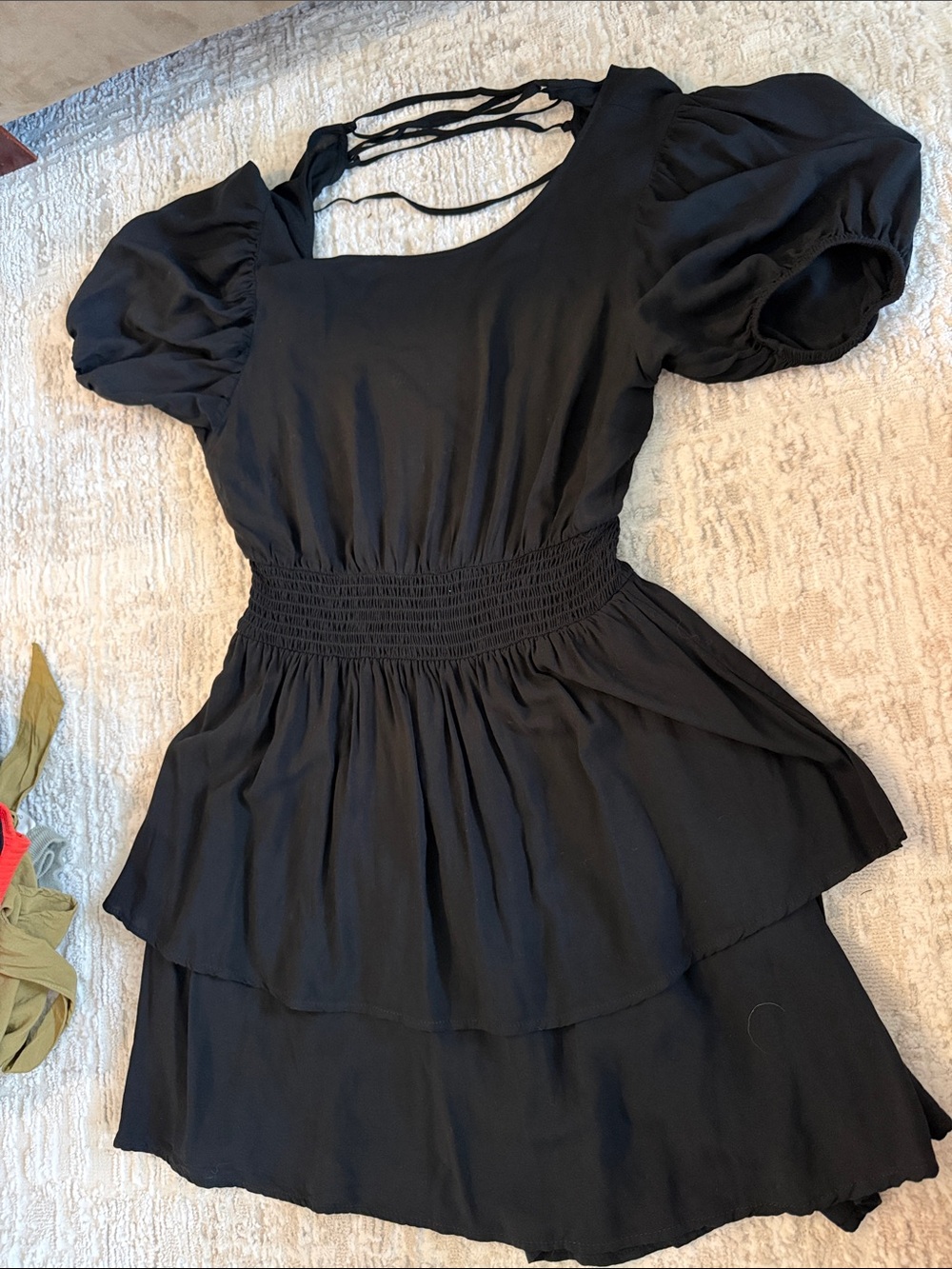Black Backless Dress